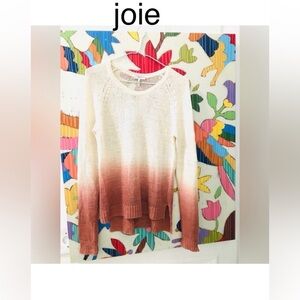 Joie Linen And Cotton Ombre Sweater‎